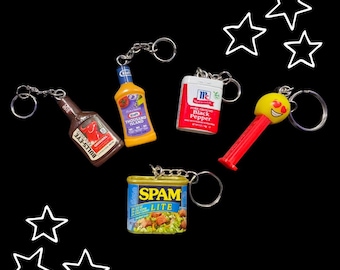 Mini brand keychains