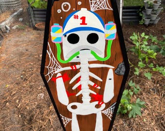 Dead Fish Coffin Painting