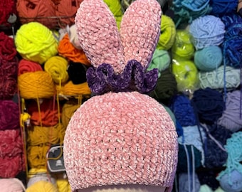 Pink Bunny Beanie