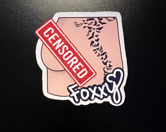 Foxxy Cheeky Sticker