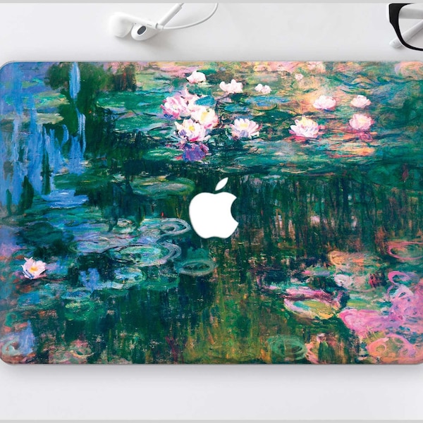 Claude Monet Macbook Pro 16 Case Macbook Air 13 A2337 Case Macbook 12 Art Case Water Lilies Macbook Pro 14 Macbook Pro Retina 13 15 2021