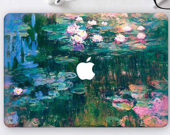 Claude Monet Macbook Pro 16 coque Macbook Air 13 A2337 coque Macbook 12 Art coque nénuphars Macbook Pro 14 Macbook Pro Retina 13-15 2021