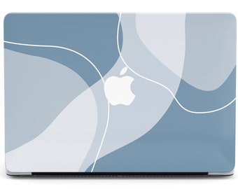 Abstrait bleu impression coque pour ordinateur portable MacBook Pro 13 M2 2023 MacBook Pro 16 M2 coque de protection MacBook Air 13 2022 coque MacBook Pro 14 coque TH0036