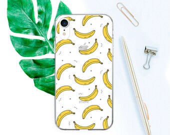 Banana iPhone 14 Pro Max Cover Fruits iPhone 13 Pro Case iPhone 12 Protective Cover iPhone 13 Pro Max Case Clear iPhone 12 Pro Case CF4301