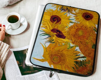 Sunflowers Laptop Sleeve Floral Laptop Sleeve 12 Inch Sleeve 13 Inch Laptop Sleeve 15 Inch Sleeve Case Yellow Flowers Laptop Sleeve ZZC0243