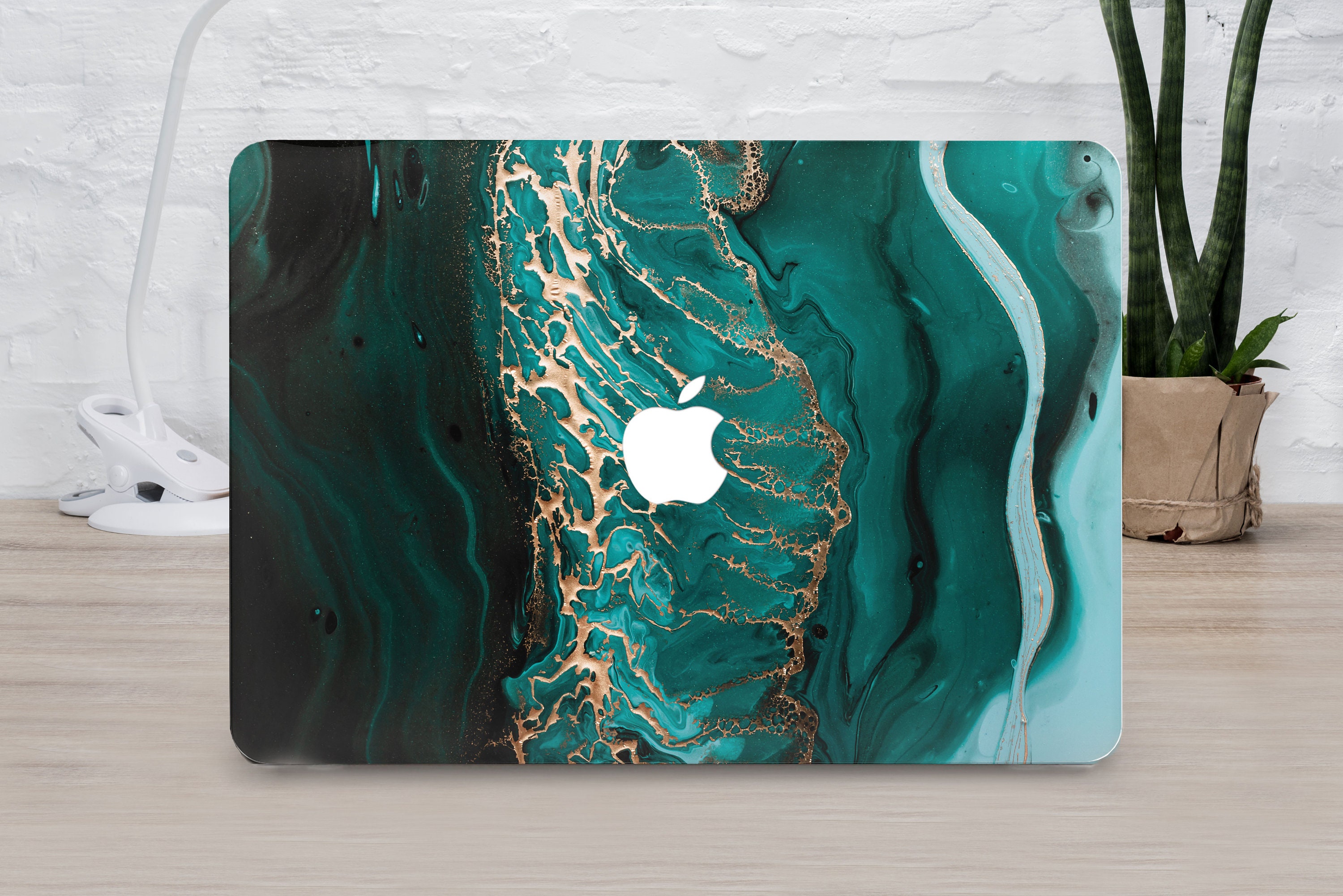 Turquoise Marble Mac 16 Case Air 13 Macbook Case Marble Macbook 13 Pro Case Macbook Pro 15 2018 Case Marble Paints Macbook 12 Case US3453