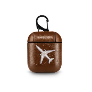 Travel Personalized AirPods Pro Cover Plane AirPods 3 Leather AirPod 3rd Gen Case For Kids Vacation New AirPods Protective Case ZZC0175 image 3