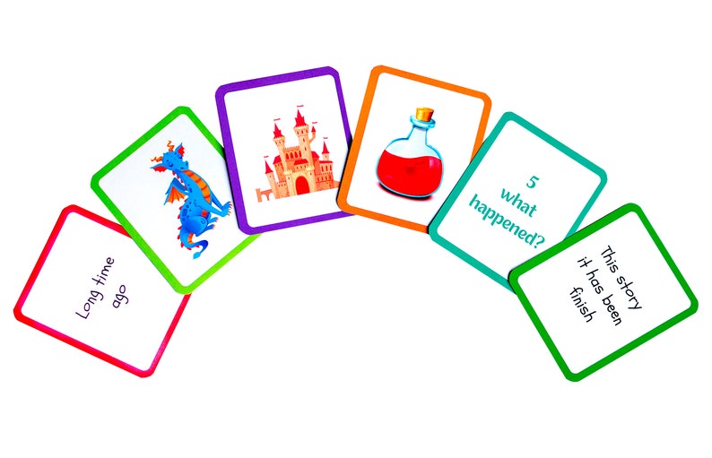 Game for Kids Printable Story Cards Create Your Own Story Etsy