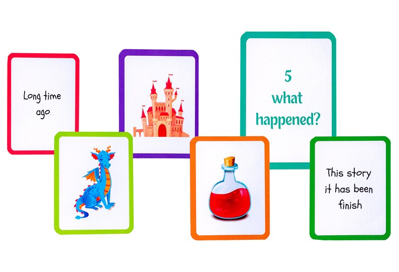 Game for Kids Printable Story Cards Create Your Own Story Etsy