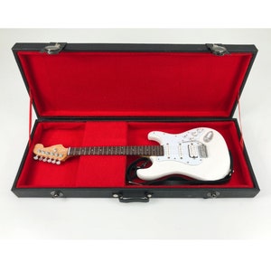 White Six String Electric Guitar, RW Minis Replica 1/5 scale