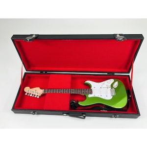 Green Six String Electric Guitar, RW Minis Replica 1/5 scale