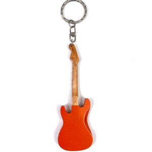 Electric Guitar Keychain Orange - Etsy