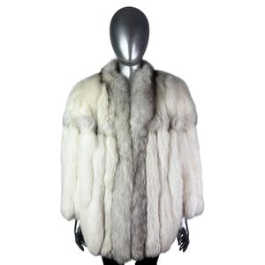 Saga Blue Fox Coat - Etsy