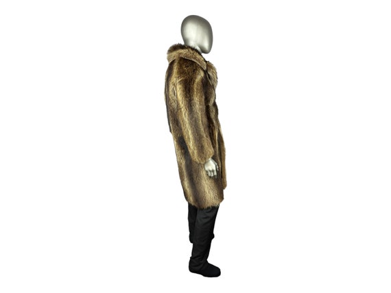 Men’s RACCOON Coat, Size S, Certified Vintage Fur… - image 6