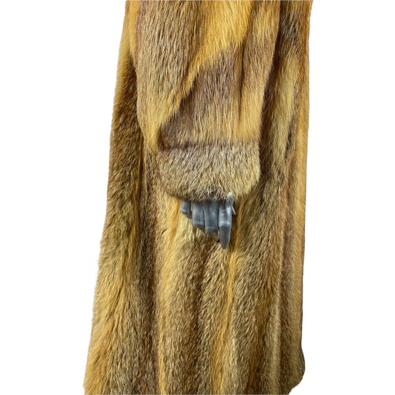 RED FOX Coat, Size XXL, Certified Vintage Fur w/S… - image 6