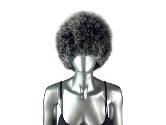 Gray Frost FOX Hat, One Size 21”-24” W/stretch, Certified  display picture 3