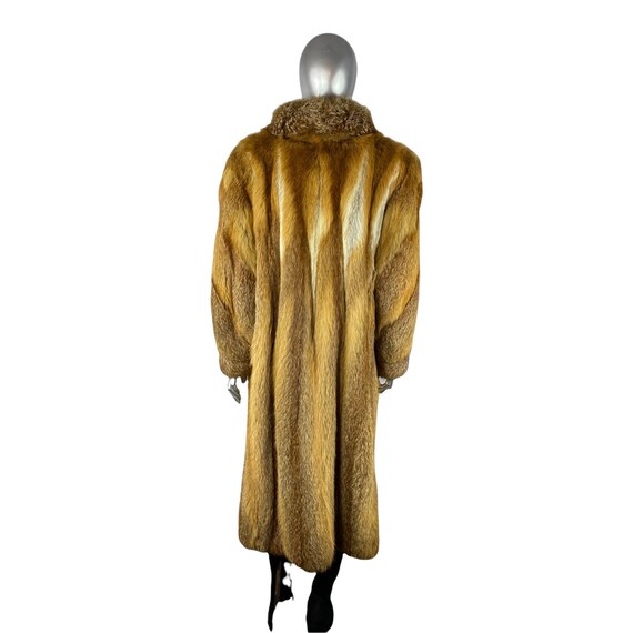 RED FOX Coat, Size XXL, Certified Vintage Fur w/S… - image 4
