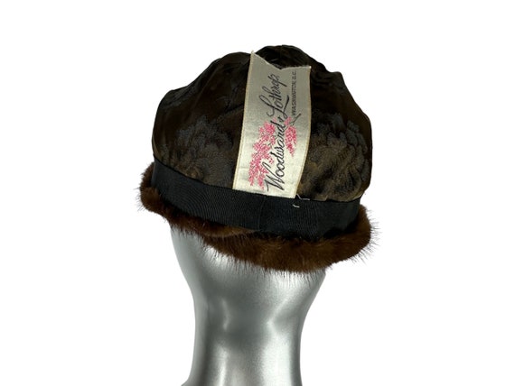 Mahogany MINK Turban Hat, Size M/L- 23”, Certifie… - image 5
