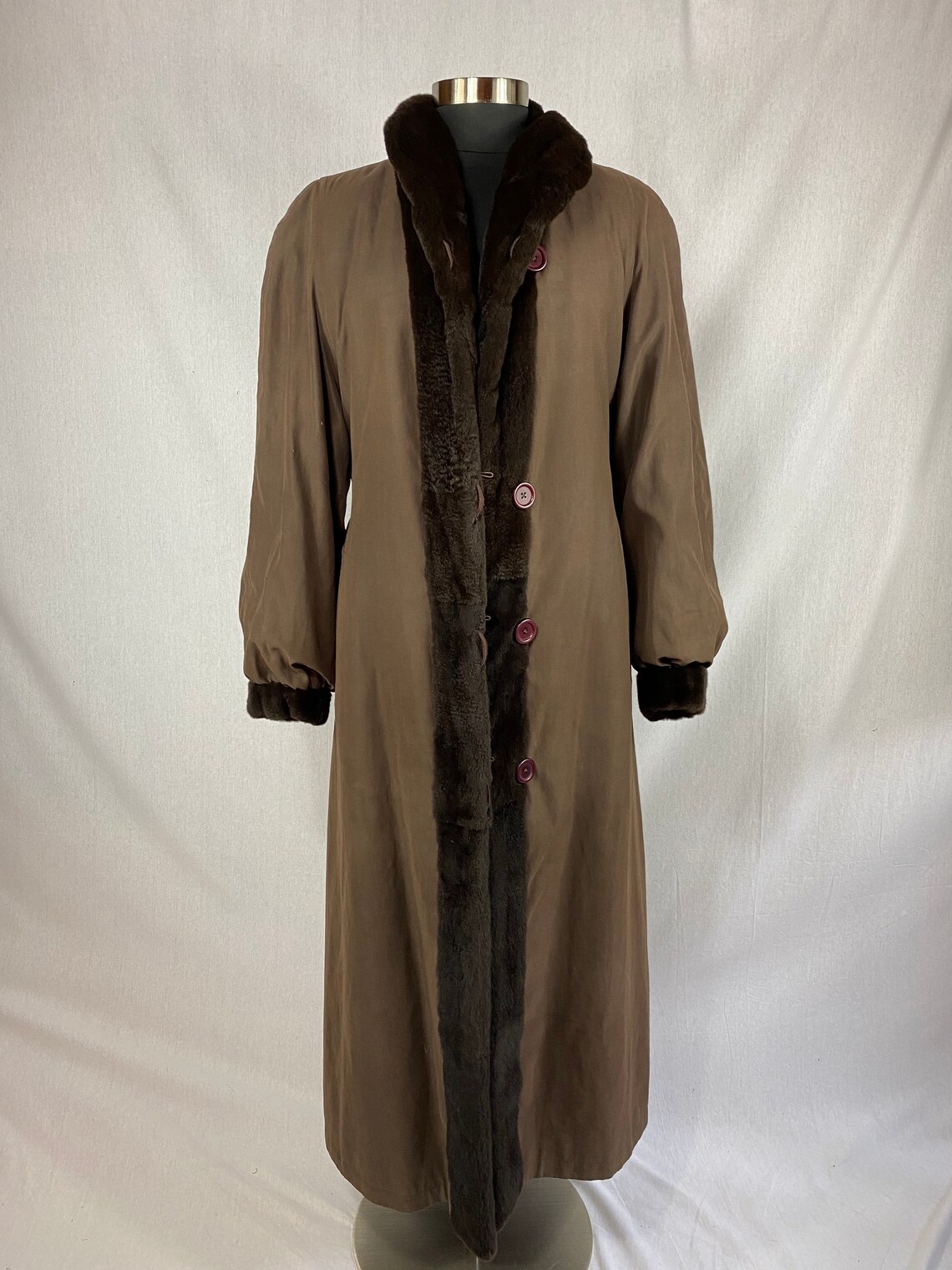 SHEARED MINK Reversible RaincoatCertified Vintage Fur w/Fur Etsy