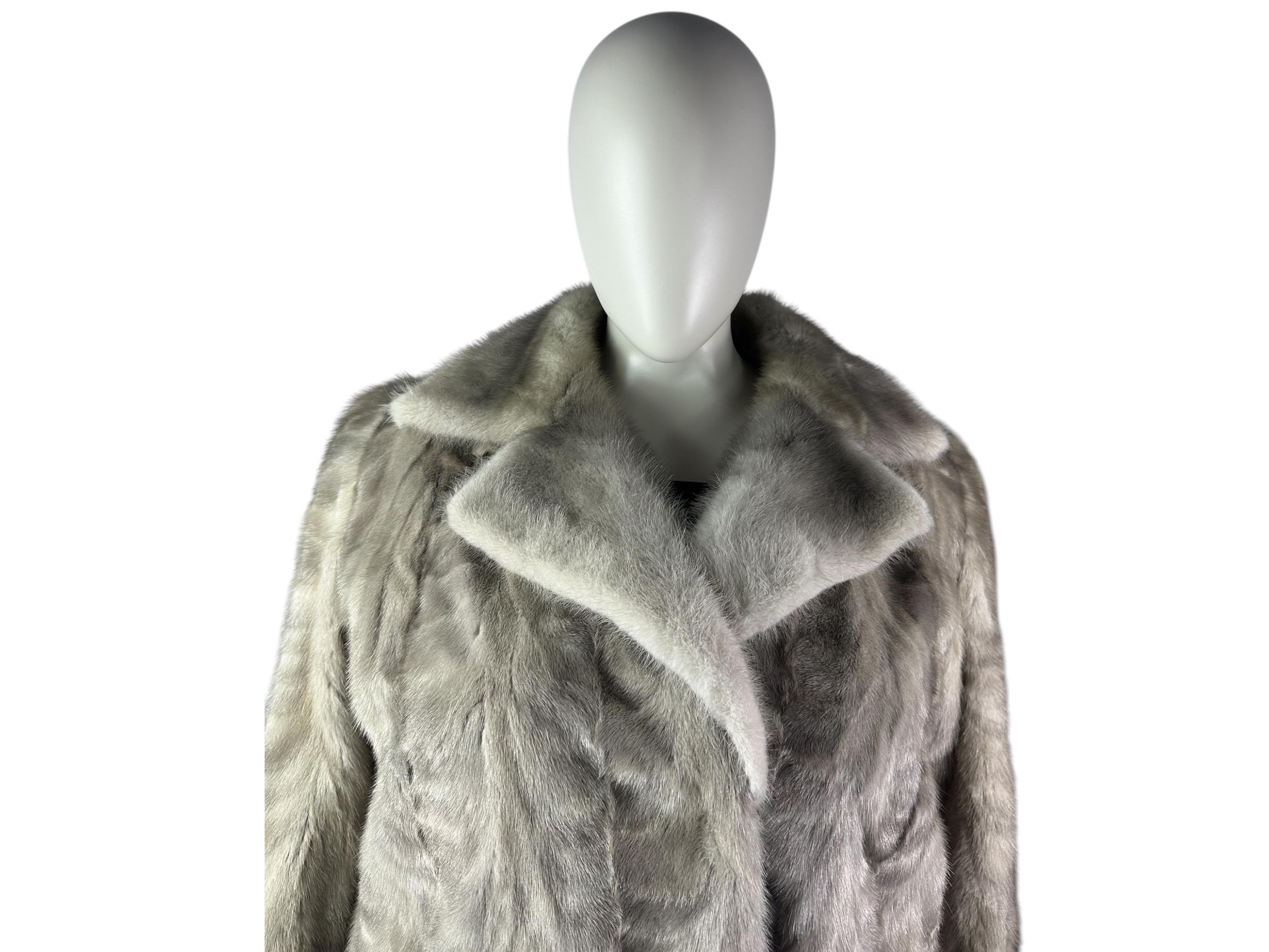 ジャケット・アウター SAGA MINK Silver-Tag Sapphire Mink Coat Saga Mink Sapphire Mink Silver Tag coat Size S | eBay