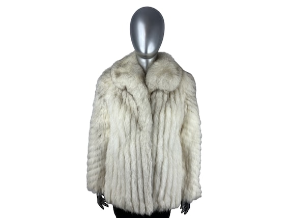 BLUE FOX Jacket, SAGA Fox, Size S, Certified Vintage Fur W BLUE FOX Jacket, SAGA Fox, Size S, Certified Vintage Fur W