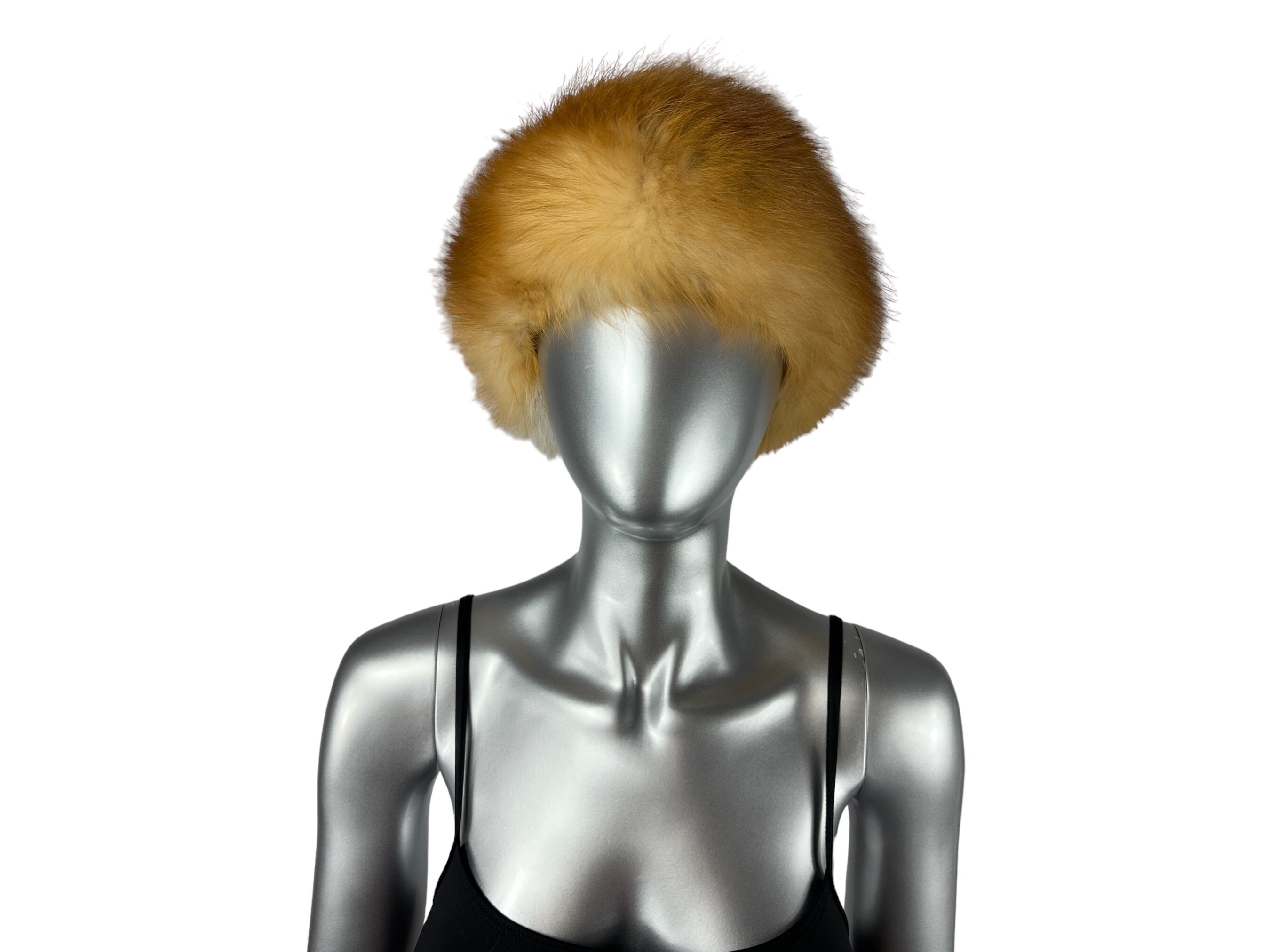 Red Fox Headband, 23”L, Adjustable, Certified Vintage Fur - Etsy display picture 3