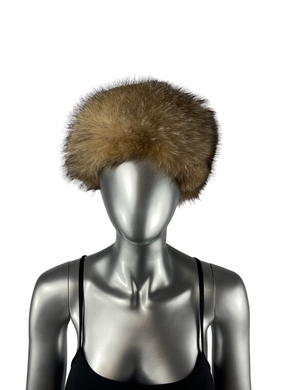 Crystal Fox Beret, Size Medium, 22-1/2”, Certified Vintage  display picture 3