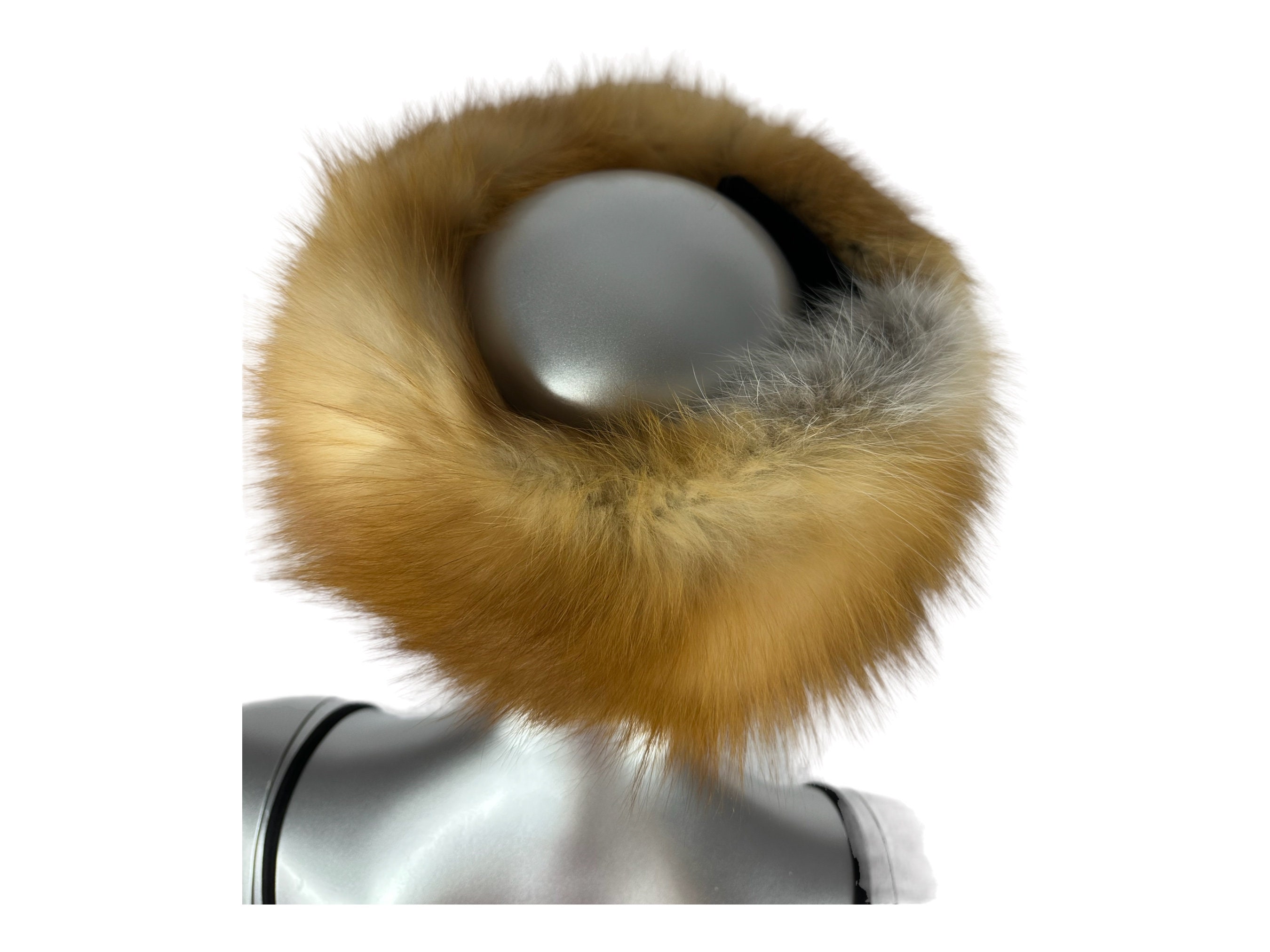 Red Fox Headband, 23”L, Adjustable, Certified Vintage Fur - Etsy display picture 2