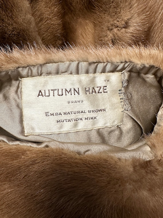 Autumn Haze MINK Stole, EMBA, Size M, Certified Vintage Fur W