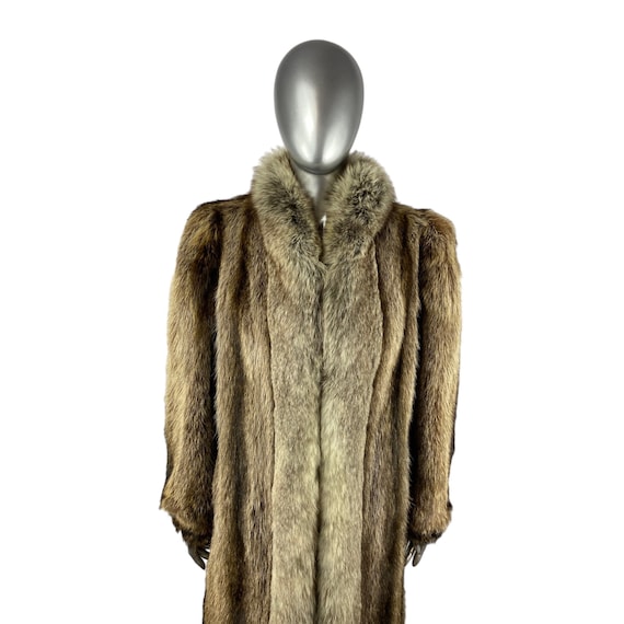 Raccoon fur coat price Clearance