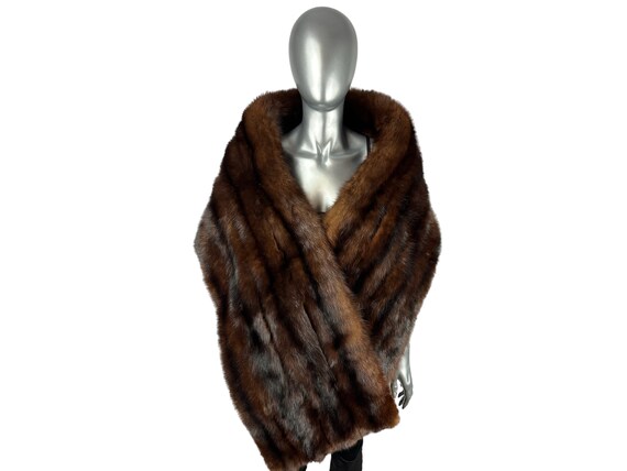 russiun sable mahogany mink muffler ❣️ russiun sable mahogany mink muffler ❣️