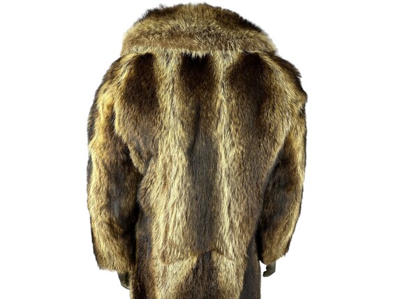 Men’s RACCOON Coat, Size S, Certified Vintage Fur… - image 5
