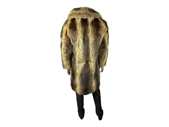 Men’s RACCOON Coat, Size S, Certified Vintage Fur… - image 4