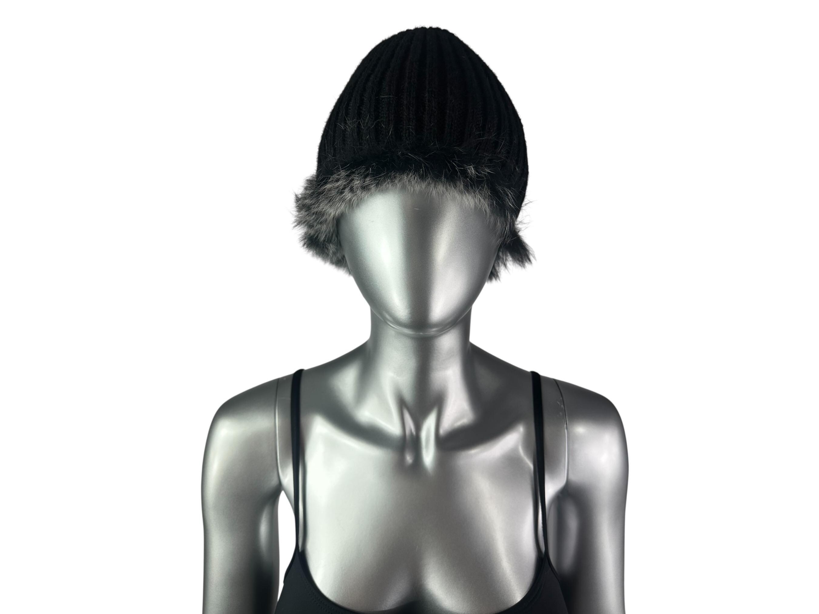 Gray Frost FOX Hat, One Size 21”-24” W/stretch, Certified  display picture 1