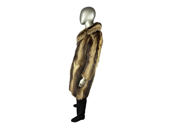 Men’s RACCOON Coat, Size S, Certified Vintage Fur… - image 3