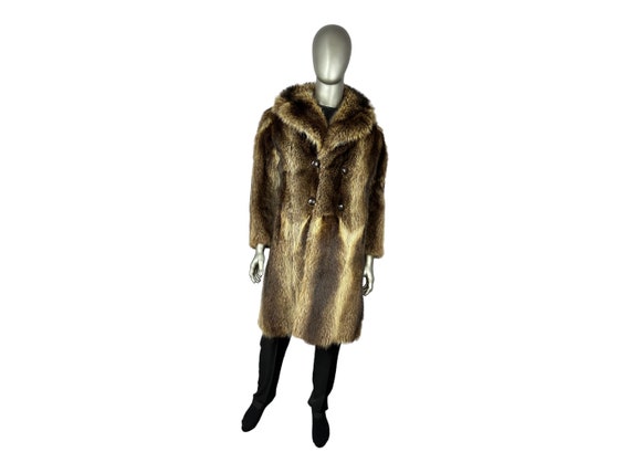 Men’s RACCOON Coat, Size S, Certified Vintage Fur… - image 2
