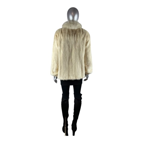 BLUSH MINK Jacket w/Blush FOX Tuxedo, Size M, Cer… - image 4