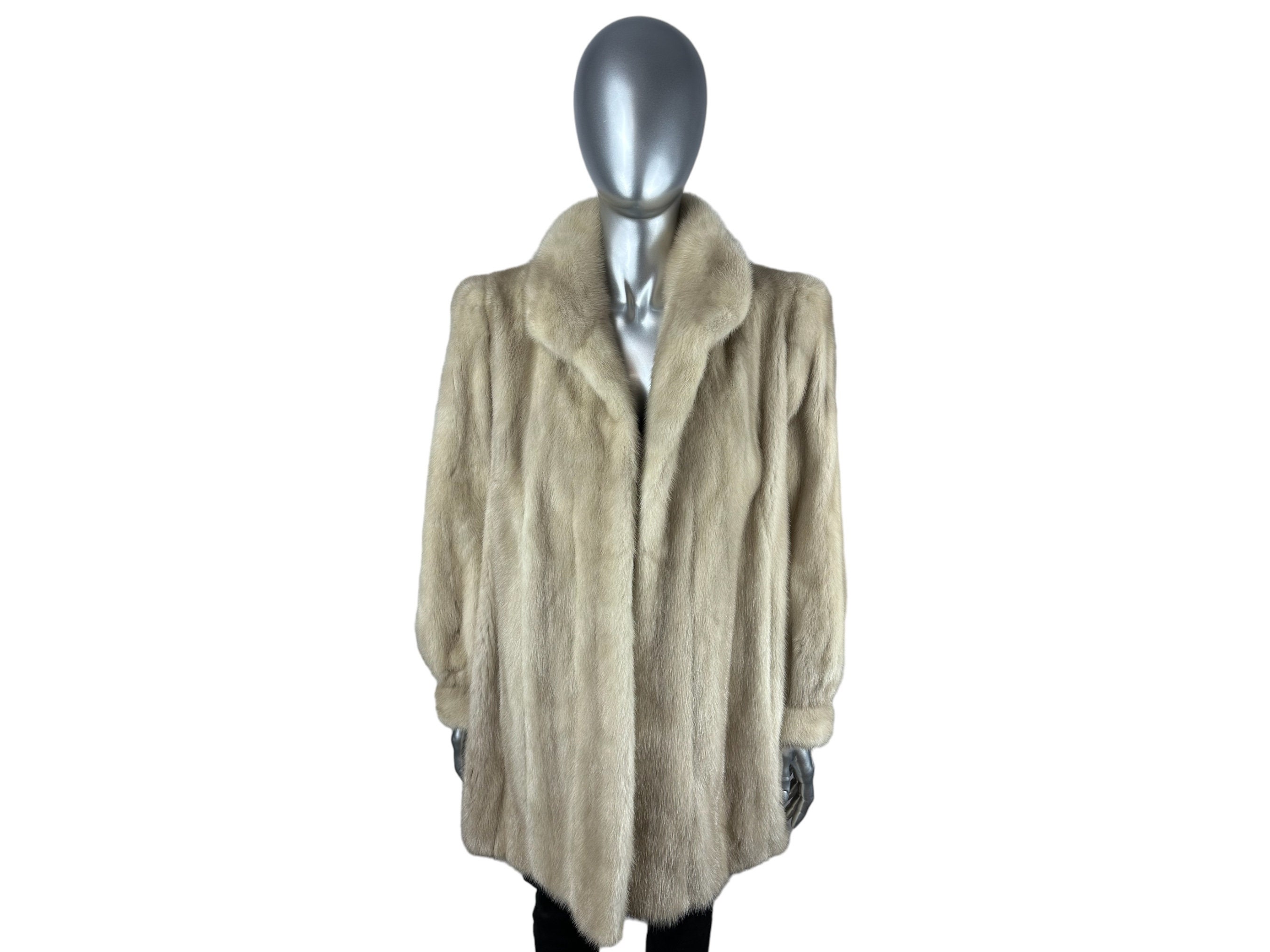 ARCTURUS MINK Jacket, Female Pelts, Size S, Certified Vintage Fur w/Storage Bag and Appraisal