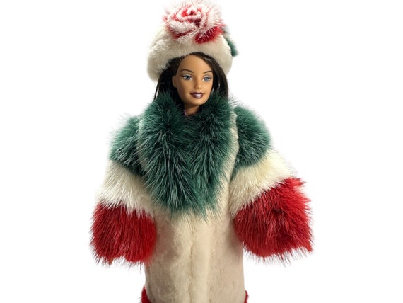 Barbie in Italian Designer MINK Coat 11 1 2 Doll Certified Vintage Fur Etsy