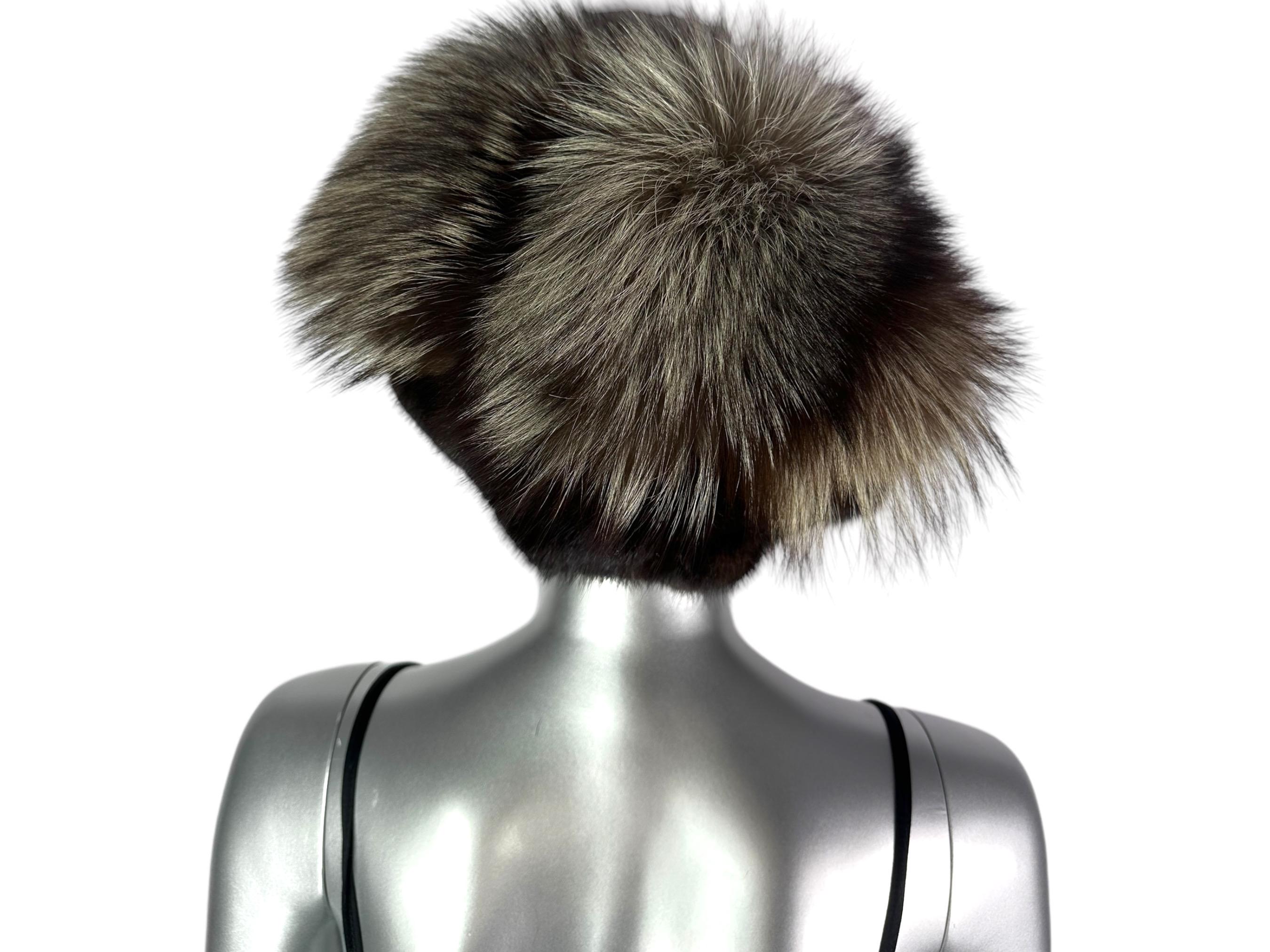 9751 Knit Ranch Mink Beret W/mink Knitted Mink Beret – Alaska Fur Gallery, Inc main image 4
