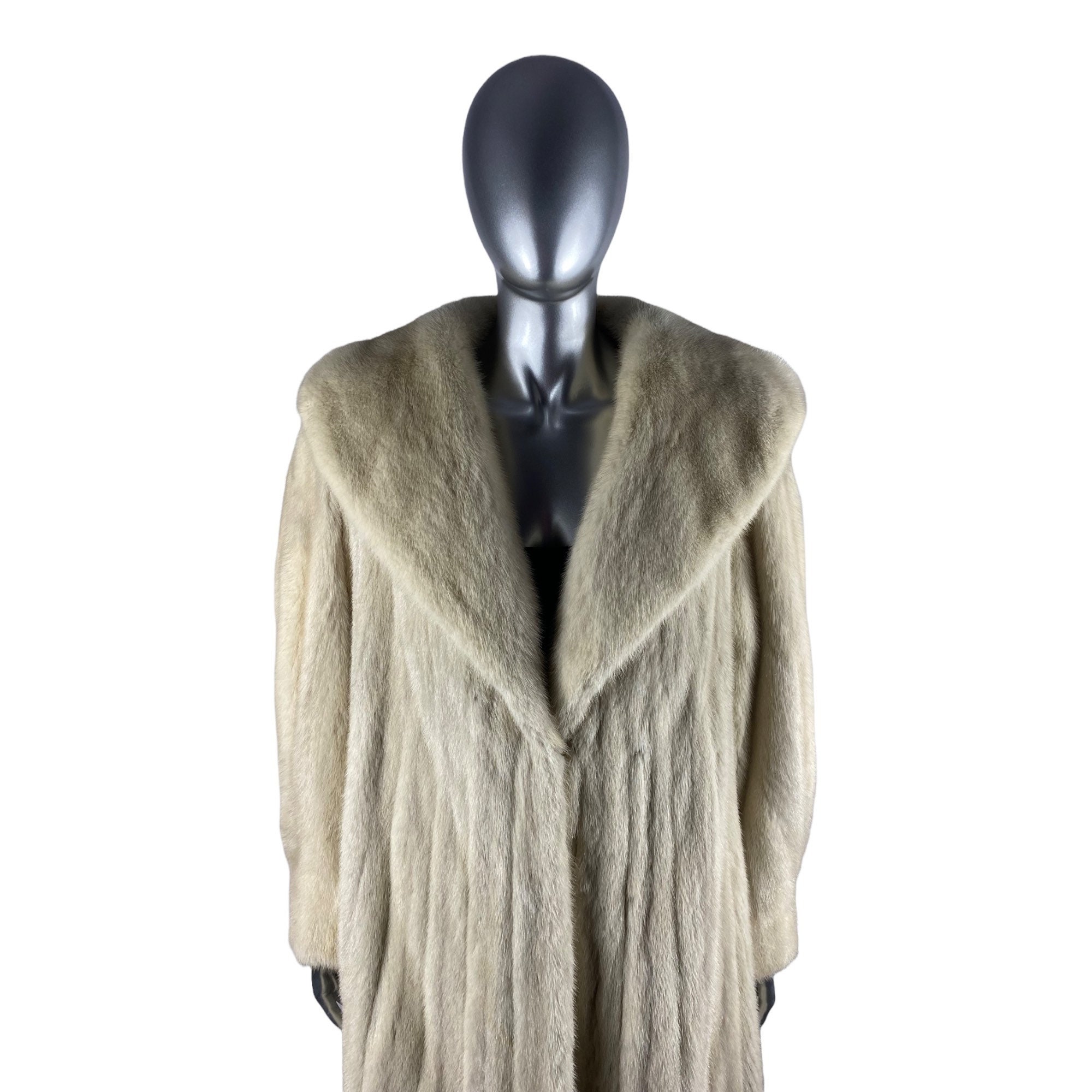 スローブイエナ　Mink Fake fur Coat Real Golden Mink Fur Horizontal Coat,saga Lavish Supple Mink