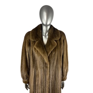 LUNARAINE MINK Coat, Female USA Pelts, Size S/M, Certified Vintage Fur w/Storage Bag and Appraisal