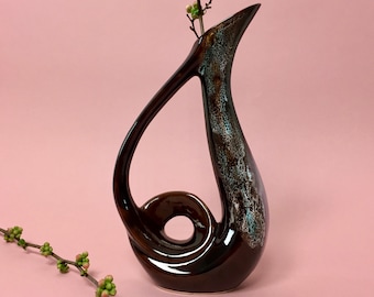 Rare French Mid-Century Modern Vallauris 'Cobra' vase