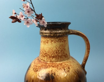 Amazing Mid-Century West Germany Lava vase by U-Keramik, model 1809/25