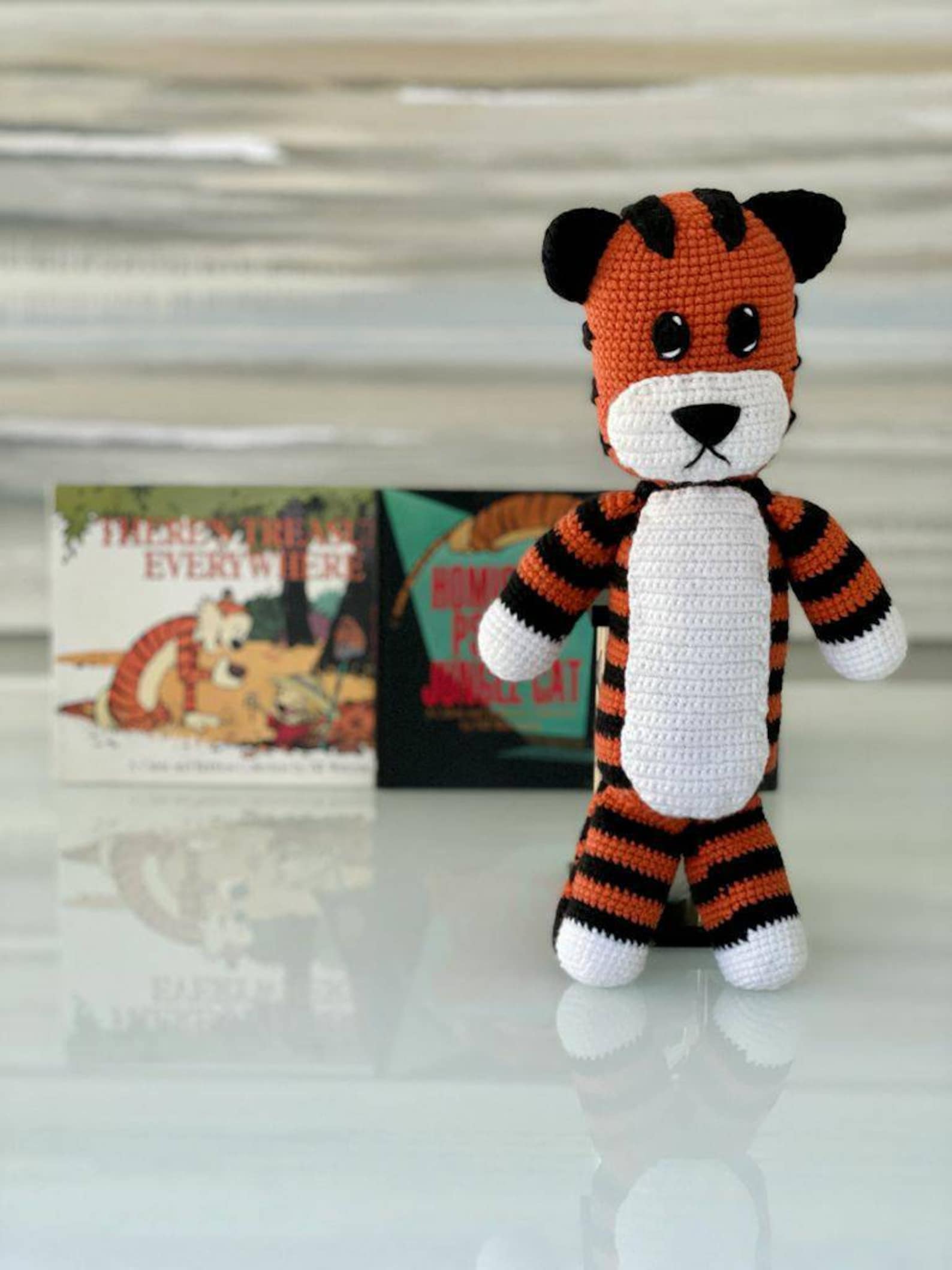 Crochet Hobbes Tiger Crochet Hobbes Tiger Amigurumi Hobbes Etsy Australia