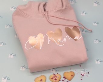 Hoodie MAMA 3 Hearts