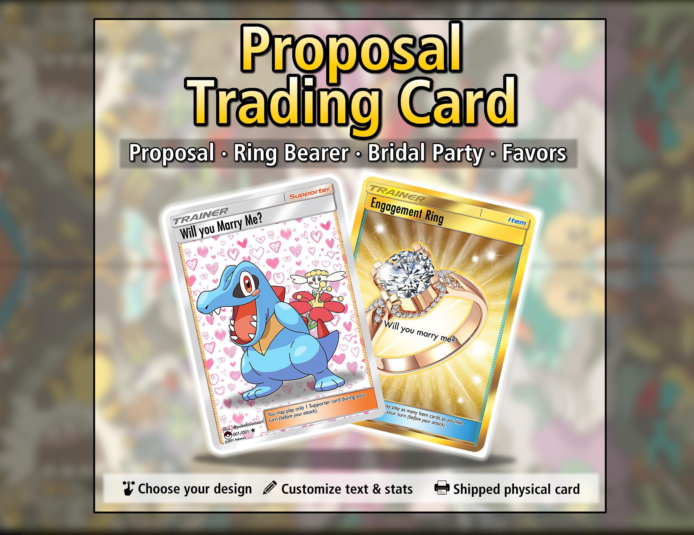 pokemon engagement card Wedding Card main image 0