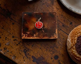Vintage 13 Bottle Cap Charm