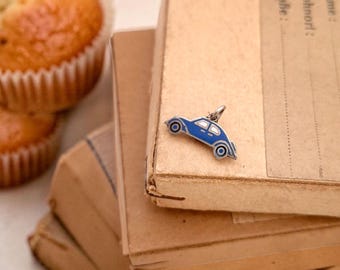 Funny Blue Car Charm