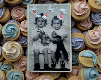 Photo Collage - Sisters with Toys - Desiree Haas